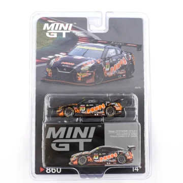 Mini GT - 860BL Nissan GT-R (R35) Nismo Gt3 #10 Ponos Gainer GT-R Gainer Super GT Series 2023 MGT00860-BL