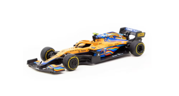 Tarmac Works - McLaren MCL35M Lando Norris (No.4 Abu Dhabi Grand Prix 2021) in Orange