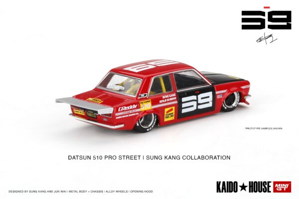 Mini GT Kaido House - 003 Datsun Pro Street SK510 Red/Black - obrazek 4