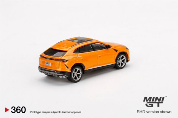 Mini GT - 360 Lamborghini Urus Arancio Borealis Orange - obrazek 3