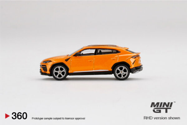 Mini GT - 360 Lamborghini Urus Arancio Borealis Orange - obrazek 2