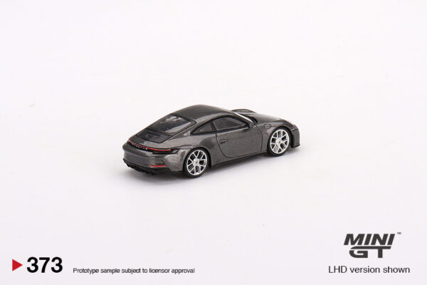 Mini GT - 373 Porsche 911 (992) GT3 Touring Agate Grey Metallic - obrazek 2