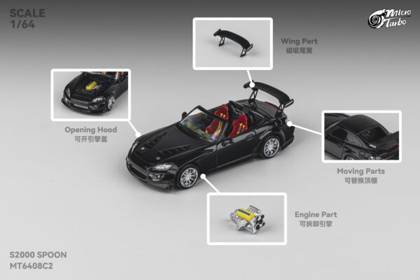 Microturbo - Custom S2000 Spoon - Metallic Black - obrazek 18