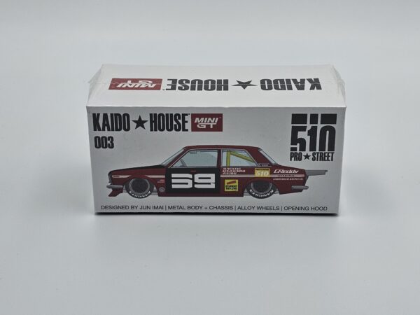 Mini GT Kaido House - 003 Datsun Pro Street SK510 Red/Black - obrazek 5