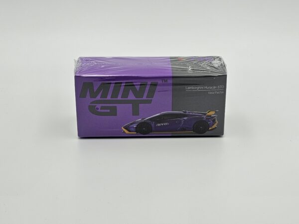 Mini GT - 746 Lamborghini Huracán STO Viola Pasifae - obrazek 4