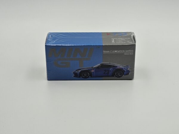 Mini GT - 732 2024 Nissan Z400 LB Nation Works, blue - obrazek 3
