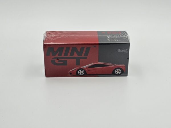 Mini GT - 654 McLaren F1 Red - obrazek 4