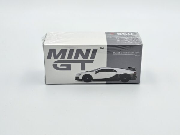 Mini GT - 569 Bugatti Chiron Pur Sport White - obrazek 4