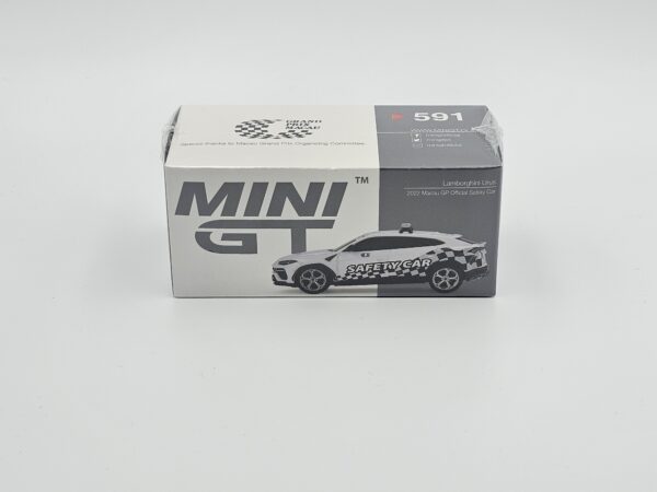 Mini GT - 591 Lamborghini Urus 2022 Macau GP Official Safety Car - obrazek 4