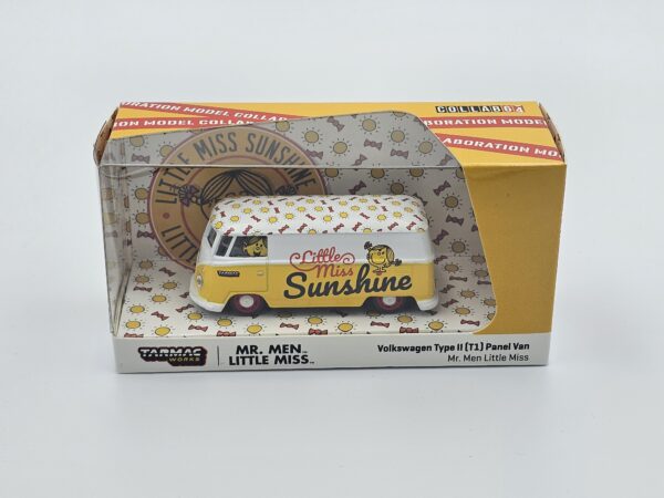 Tarmac Works - Volkswagen Type II (T1) Panel Van "Little Miss Sunshine" Yellow and White - obrazek 3