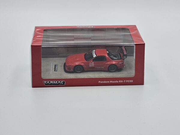 Tarmac Works - Pandem Mazda RX-7 FC3S Red - ROAD64 - obrazek 5