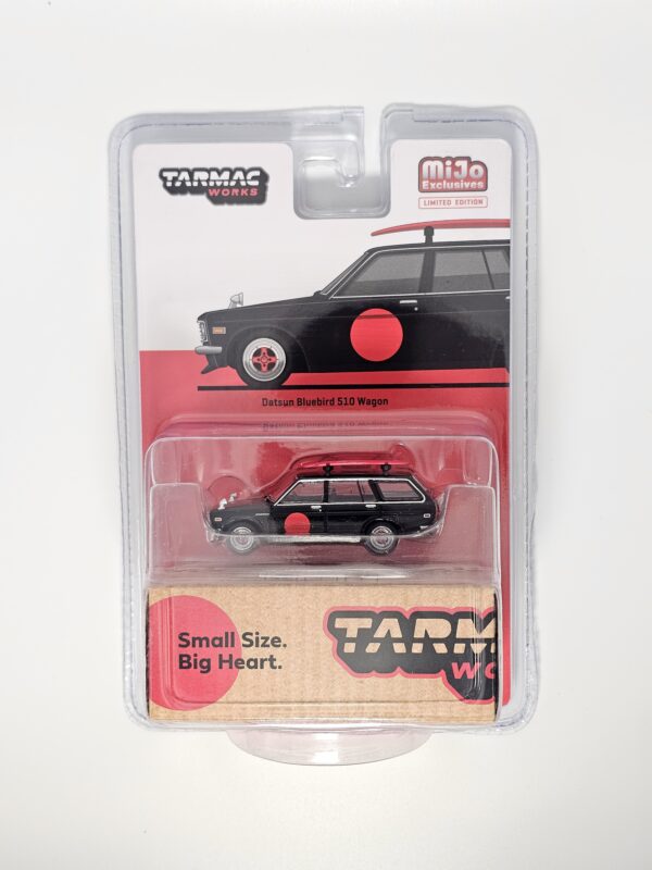Tarmac Works  - Datsun Bluebird 510 Wagon Black - MIJO Special Edition - GLOBAL64 - obrazek 4