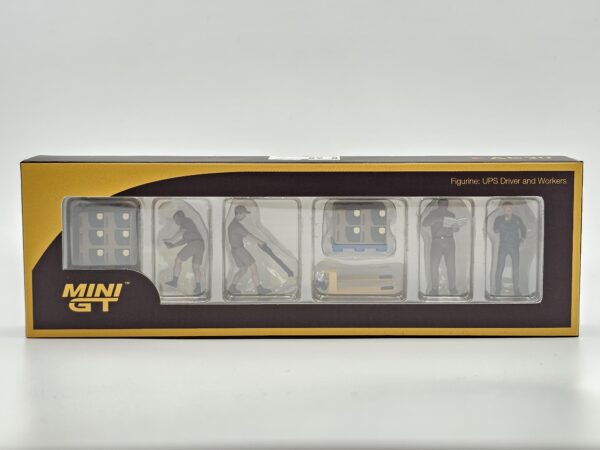 Mini GT Diorama - AC30 UPS Driver and workers - obrazek 3