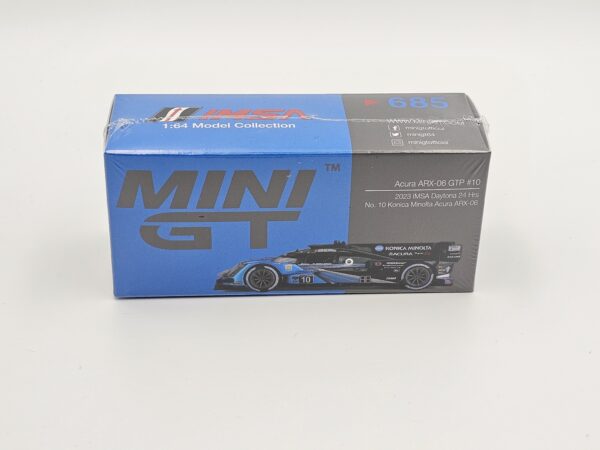 Mini GT – 685 Acura ARX-06 GTP Konica Minolta 2023 IMSA Daytona 24 Hrs - obrazek 4