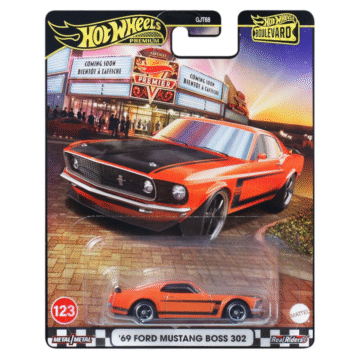 HOT WHEELS -PREMIUM- '69 FORD MUSTANG BOSS 302