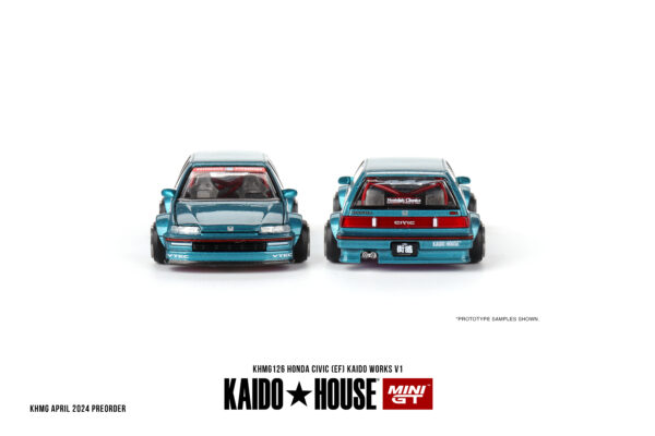 Mini GT Kaido House - 126 Honda Civic (EF) Kaido Works V1 - obrazek 4