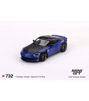 Mini GT - 732 2024 Nissan Z400 LB Nation Works, blue