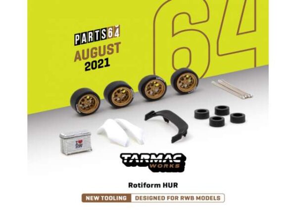 Tarmac Works - Rotiform HUR Rims & Tires Parts64