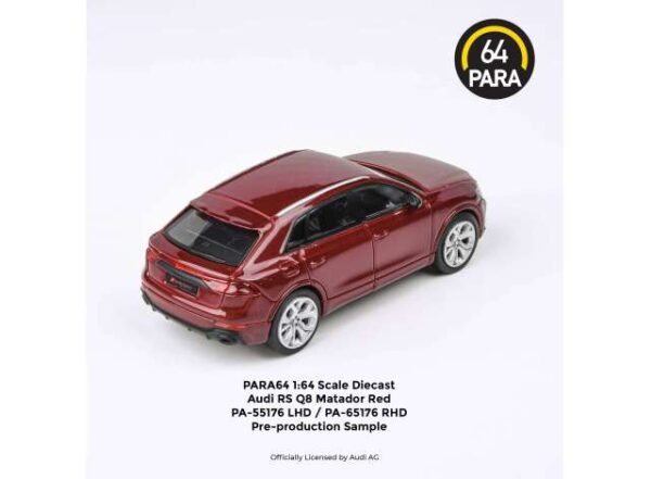 Para64 - Audi RS Q8 Red Metallic - obrazek 2