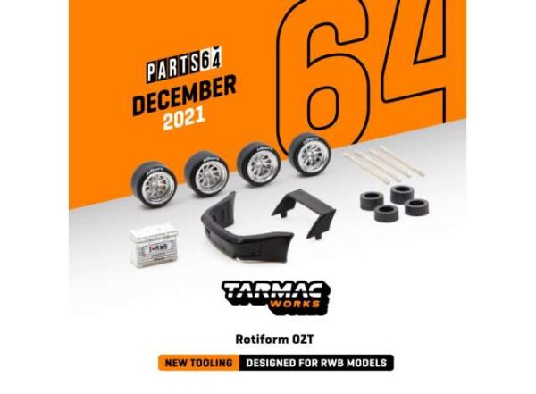 Tarmac Works - Rotiform OZT Rims & Tires Parts64