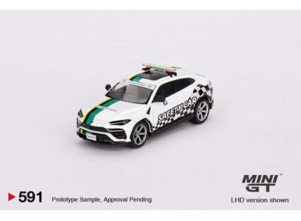 Mini GT - 591 Lamborghini Urus 2022 Macau GP Official Safety Car