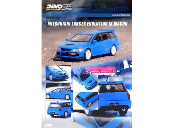 INNO64 - Mitsubishi Lancer Evolution IX Wagon, blue