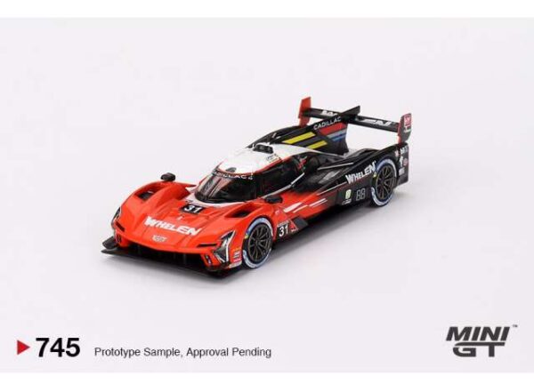 Mini GT - 745 Cadillac V-Series.R #31 Whelen Engineering Cadillac Racing 2023 IMSA Sebring 12 Hrs Winner