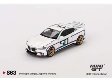 Mini GT - 863 BMW 3.0 CSL White