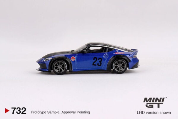 Mini GT - 732 2024 Nissan Z400 LB Nation Works, blue - obrazek 2