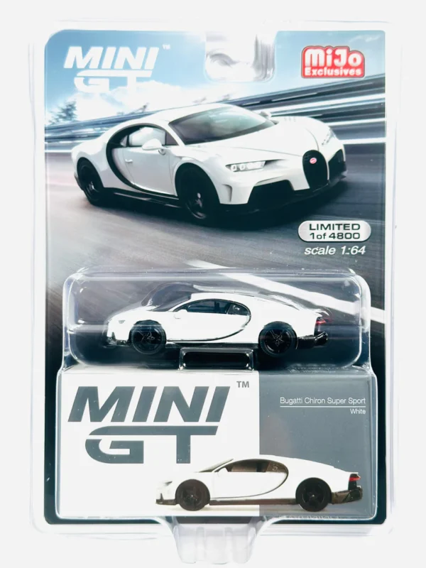 Mini GT - 440 Mijo Exclusives Bugatti Chiron Super Sport White
