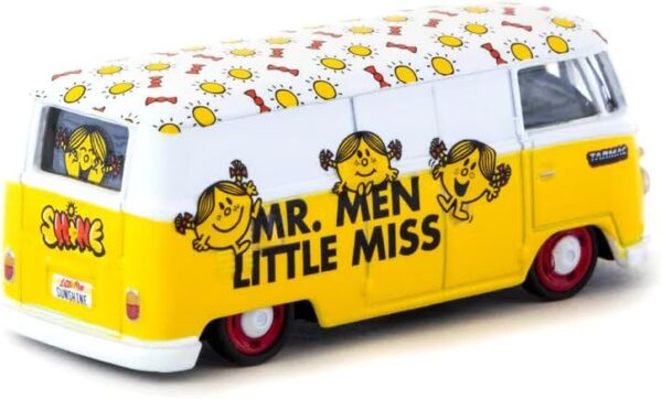 Tarmac Works - Volkswagen Type II (T1) Panel Van "Little Miss Sunshine" Yellow and White - obrazek 2