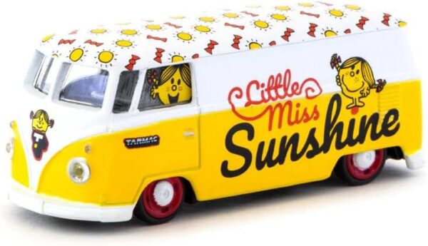 Tarmac Works - Volkswagen Type II (T1) Panel Van "Little Miss Sunshine" Yellow and White