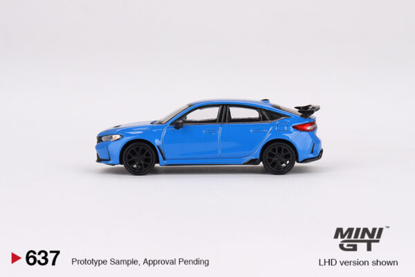 Mini GT - 637 Honda Civic Type R Boost Blue Pearl 2023 - obrazek 2