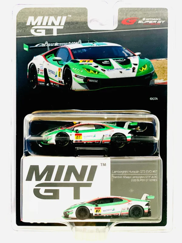 Mini GT - 689 Mijo Exclusives Lamborghini Huracán GT3 EVO2 #87 Bamboo Airways Super GT Series