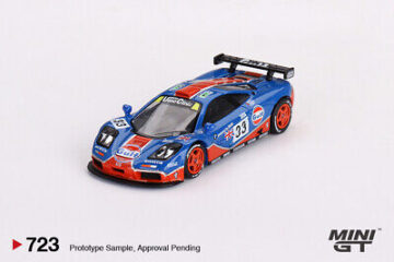 Mini GT - 723 McLaren F1 GTR #33 GULF 1996 Le Mans 24Hr