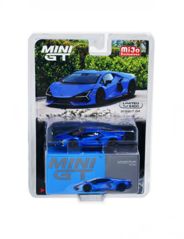 Mini GT - 748  Mijo Exclusive Lamborghini Revuelto Blu Eleos