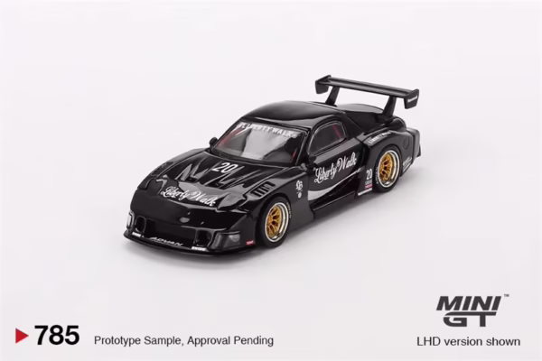Mini GT - 785 Mazda RX-7 LB-Super Silhouette Liberty Walk Black - obrazek 2