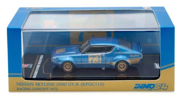 INNO64 - Nissan Skyline 2000 GT-R (KPGC110) Racing Concept Blue