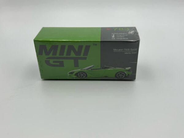Mini GT - 783 2023  McLaren 750s Spider, Green - obrazek 2