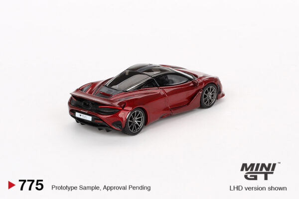 Mini GT - 775 McLaren 750S Amaranth Dark Red - obrazek 3