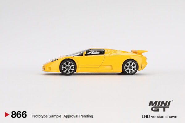Mini GT - 866 Bugatti EB110 Super Sport Giallo Bugatti - obrazek 2
