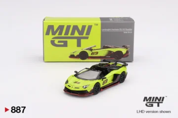 Mini GT - 887 Lamborghini Aventador SVJ 63 Roadster Verde Shock