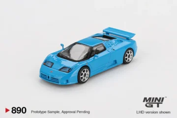 Mini GT - 890 Bugatti EB110 Super Sport Blue Bugatti 1995
