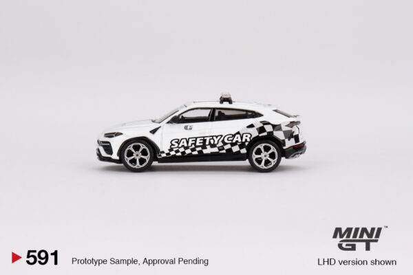 Mini GT - 591 Lamborghini Urus 2022 Macau GP Official Safety Car - obrazek 2