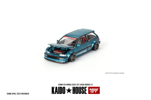 Mini GT Kaido House - 126 Honda Civic (EF) Kaido Works V1