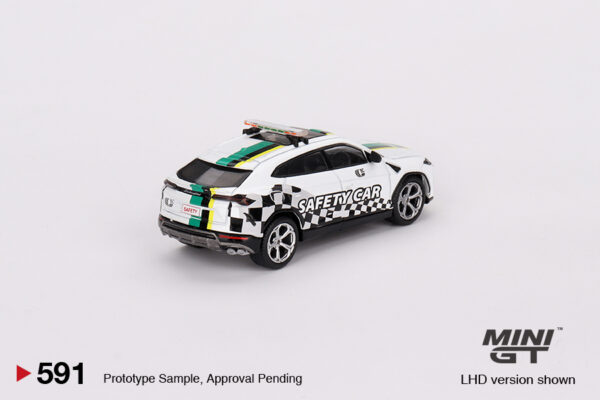 Mini GT - 591 Lamborghini Urus 2022 Macau GP Official Safety Car - obrazek 3
