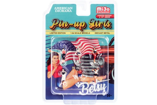 American Diorama - Pin Up Girls Mijo Figure Set, Various Ludziki Figurki