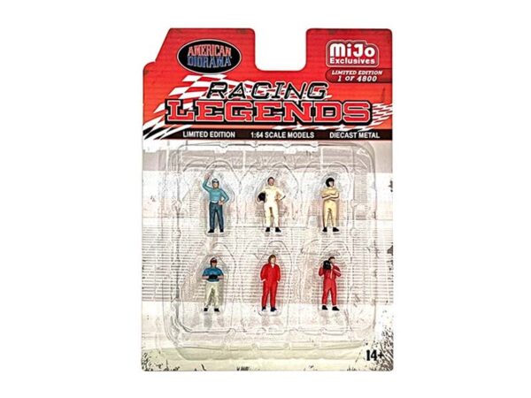 American Diorama - Racing Legends Figure Set, Various Ludziki Figurki