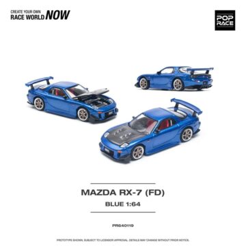Pop Race - Mazda RX7 RE Amemiya Blue