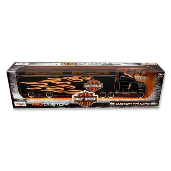 Maisto - Truck - H-D Haulers Truck Harley Davidson Car Transporter 2021 3/3